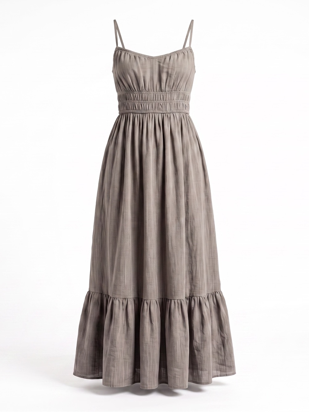 Tie Front Flowy Midi Casual Linen-Feel Slip
Milkmaid Dress Size Medium